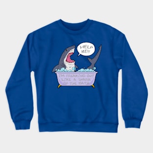 SHARK IN THE BATH Crewneck Sweatshirt